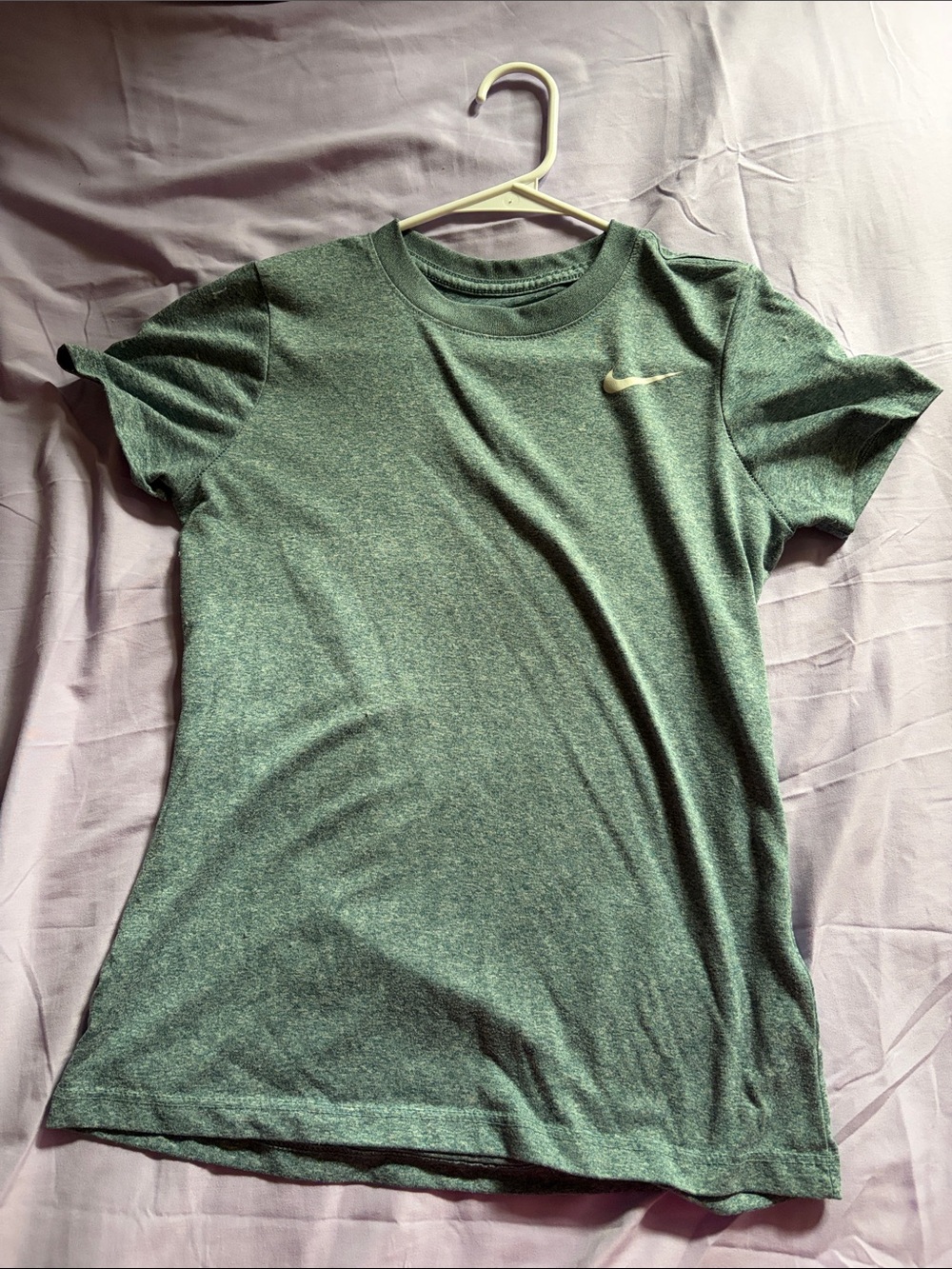 Nike Heathered Forest Green Performance Tee
